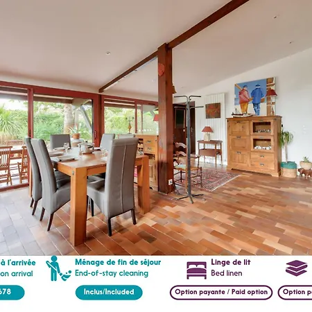 Semesterbostad Maison Pour 8 Avec Jardin Et Terrasse- Calme